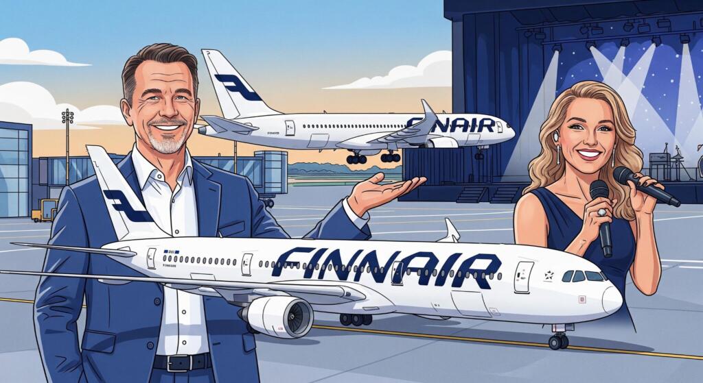Jussi Tirronen ja Finnair – mitä tiedetään Maria Lundin puolisosta?
