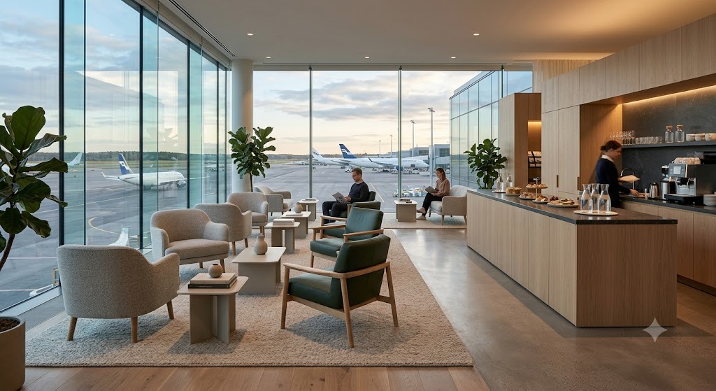 OP Lounge Helsinki: Opas Helsinki-Vantaan lentoaseman parhaaseen odotustilaan